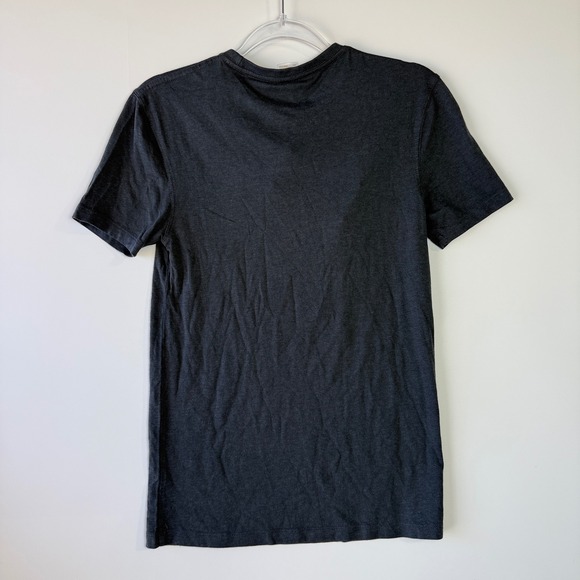 ONNO Bamboo T-Shirt Mens XS Charcoal Gray New Sustainable Short Sleeve Tee - Picture 4 of 10